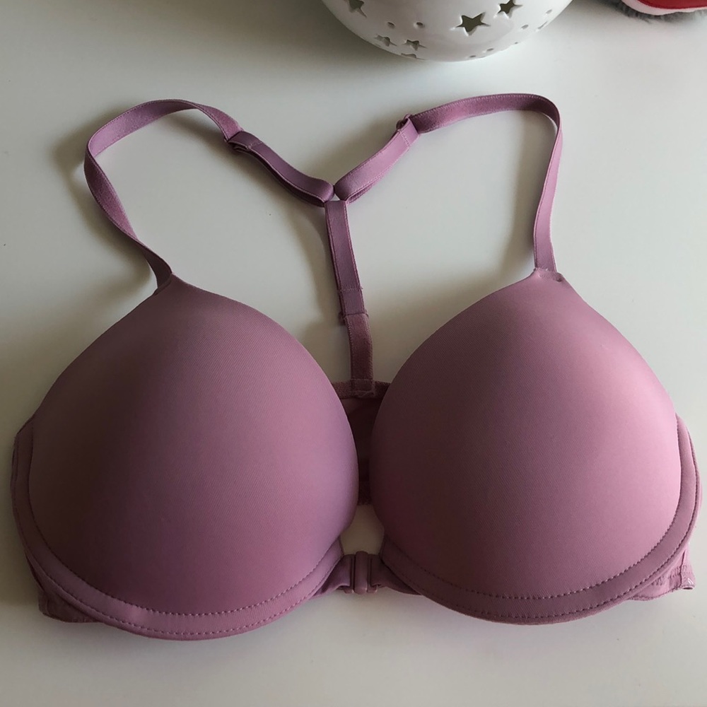 Victoria’s Secret pink t-strap bra. NWOT